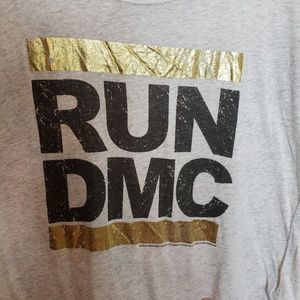 Forever 21 Run DMC Logo Ladies L U Neck Shirt